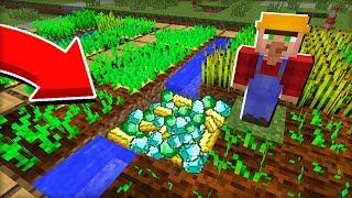 Я НАШЁЛ СОКРОВИЩА ПОД ДЕРЕВЕНСКИМ ОГОРОДОМ 100% ТРОЛЛИНГ ЛОВУШКА MINECRAFT