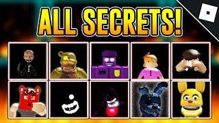 How to unlock ALL OF THE SECRET CHARACTERS & BADGES in AFTONS FAMILY DINER (UPDATED!) | Roblox