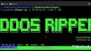 DDOS RIPPER ATTACK ‍