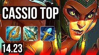 CASSIOPEIA vs FIORA (TOP) | 800+ games | KR Master | 14.23