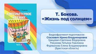 Тема 23. Т. Бокова. «Жизнь под солнцем»