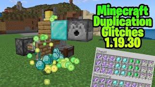 All Minecraft Duplication Glitches 1.19.30 For Bedrock Edition 2022 (PS4,PS5,XBOX,PC,PE)