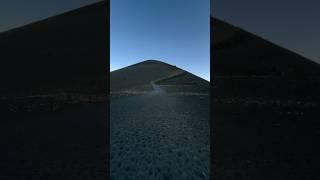 Run into a volcano 