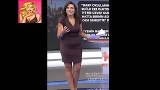 Ece Üner Dar Etek Kalça Şov. Ece Üner Frikikleri Sunucu Frikikleri Spiker Videoları