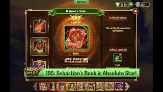 Let's Play Hero Wars 195: Evolving Sebastian's Warrior Code Book to Absolute Star