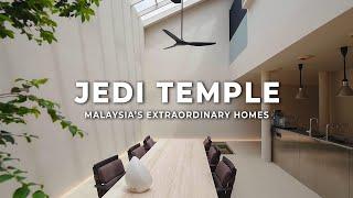 Transforming a Terrace House Into a Cave-Like Home | Jedi Temple | Malaysia Architecture