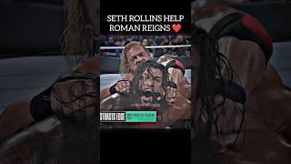 Seth Rollins Super Kick Edge and Save Roman Reigns ️ #shorts #viral #romanreigns