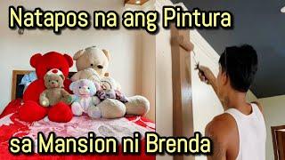 @BrendaMageOfficial  natapos na ang Pintura sa Loob ng kanyang mansion at may pa tiles pa !