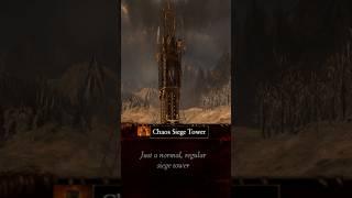 When the Undivided Chaos Warrior use Undivided Chaos Siege Tower for the First Time but