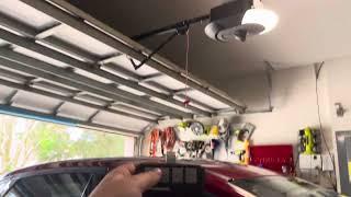 Chamberlain garage door opens and closes by Remote