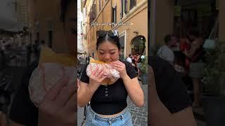 Everything I ate in Rome  #rome #italy #food