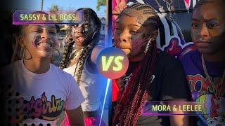 Sassy & Lil Boss vs Mora & LeeLee  Yeah, This Battle Got FIESTY ‍