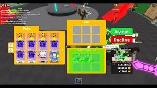 Roblox Saber Simulator!!!! - I GOT 2 FREE RARE VOID DOUBLE MOON PETS!! THANKS TO ROSTOM! (AGAIN)!