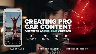 How I Film - One Week as a Car CONTENT CREATOR