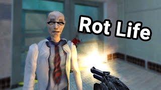 Я скачал мод на Half-Life - Rot Life