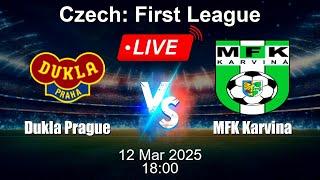  LIVE: Dukla Prague vs MFK Karvina - Live Score Today - Czech First League