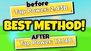 THE BEST METHOD FOR INSANE TAP POWER (TRY IT!) TAPPING SIMULATOR