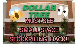 SMALL SPACE STOCKPILING HACKS | DOLLAR  HAUL