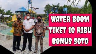 VIRAL !!! WATER BOOM TIKET 10 RIBU BONUS SOTO || KALIWEDI SRAGEN || BUMDES