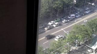 119 AMBULANCE FIRE RESPONDING TO HEAVY TRAFFIC
