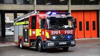 London Fire Brigade - Paddington's Pump A212 Turnout on Blue Lights & Sirens!