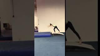 Level 1-Kick to Handstand fall flat on matt-VAULT