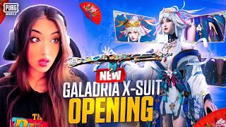 NEW GALADRIA X-SUIT OPENING || SKY HUNTRESS MG3 SKIN || PUBG MOBILE