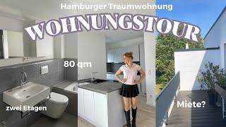 LEERE WOHNUNGTOUR: unsere neue Traumwohnung in Hamburg (Neubau, zwei Etagen, zwei Balkone/Bäder..)