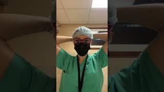 Surgeon prepares for surgery! #surgeon