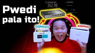 DUAL ISP PLDT and Converge using ER605, GUMANA Pero!