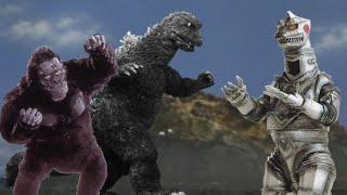 Showa Godzilla and King Kong (1967) vs. Showa MechaGodzilla