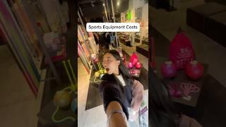 How much does rhythmic gymnastics equipment cost?