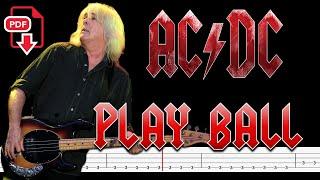 AC/DC - Play Ball (Bass Tabs | Notation) @ChamisBass #chamisbass #acdcbass #cliffwilliams