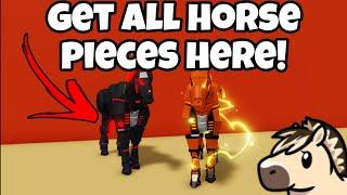 HOW TO FIND *EVERY* PIECE OF ROBOT HORSE in Animal Simulator!!!