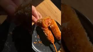 Homemade korean corn dogs...#snacks #yourbae