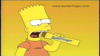 Butterfinger The Simpsons Bart and Homer Chocolate Candy Bar TV Commercial