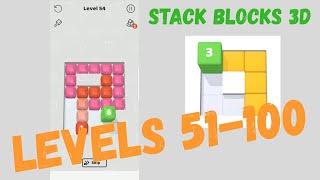 STACK BLOCKS 3D. Levels 51-100 Walkthrough