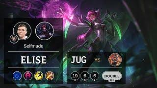 Elise Jungle vs Qiyana - EUW Challenger Patch 9.24