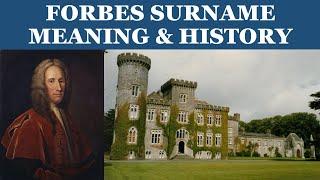 Forbes Surname History