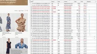 Finding hidden API of HM.com to web scrape all products