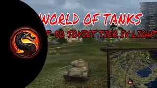 WOT T-50  Soviet Tier 4 Light Tank