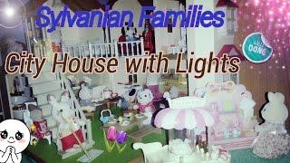 Обзор дома Sylvanian Families City House with Lights