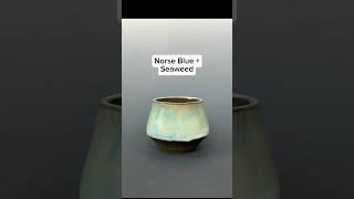 Love how this glaze pops on dark clay #shorts #diy #pottery#glaze #ceramics