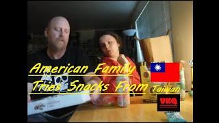 American Family Tries Snacks From Taiwan