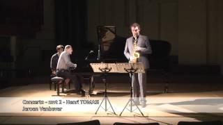 Jeroen Vanbever - Concerto for Alto Saxophone and Orchestra Mvt. II - H. Tomasi