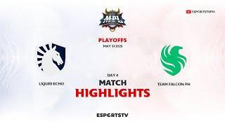 Team Liquid PH vs Team Falcons PH HIGHLIGHTS MPL PH S15 | TLPH VS FLPH ESPORTSTV