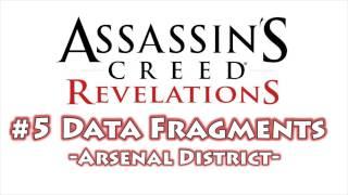 Assassin's Creed Revelations - All Data Fragment Locations Part 5 (Arsenal District)