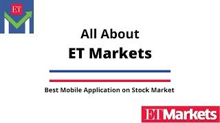 All About ET Markets || Best App For Stock Market