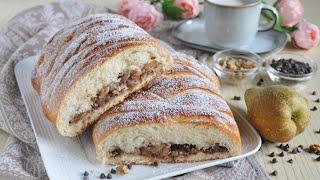 Strudel brioche pere e cioccolato