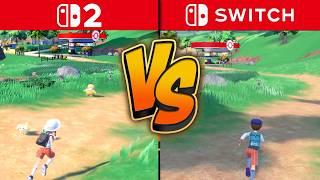Switch 2 vs Switch 1 - Pokémon Scarlet & Violet Graphics Comparison